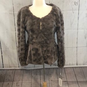 Urban Mango mocha fur jacket